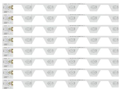 تصویر  بکلایت تي سي ال 50E سری 5 تعداد 12 ال ای دی